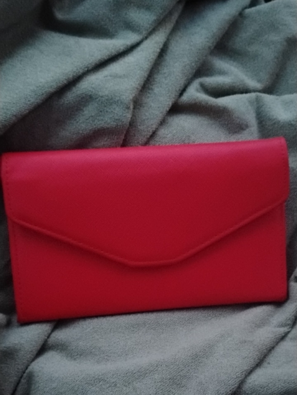 Travelon Bright Pink Envelope Clutch Wristlet